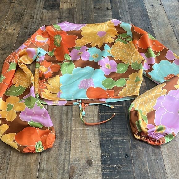 NWT Forever 21 TOP SIZE M MULTI COLOR - Picture 7 of 7